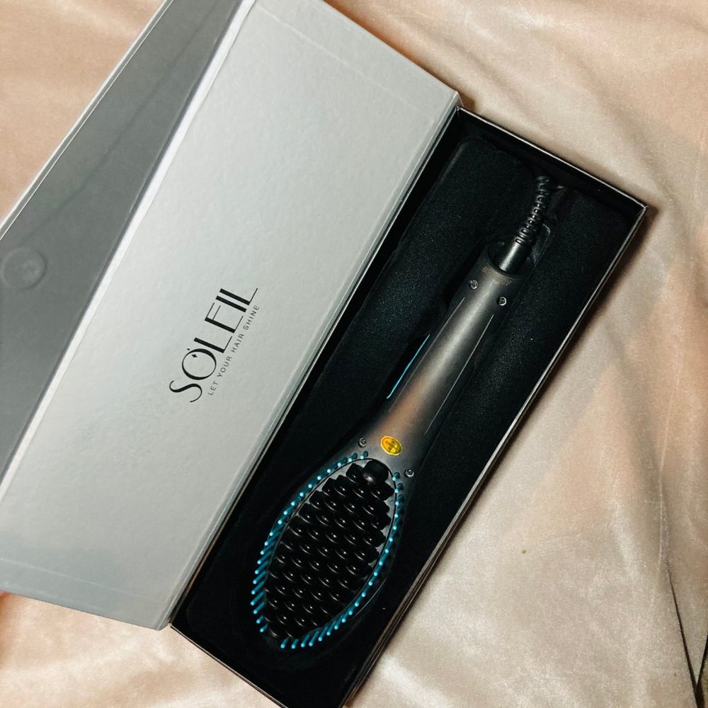 SOLEIL HAIR Heat Brush 2.0 Turquoise NIB! $350